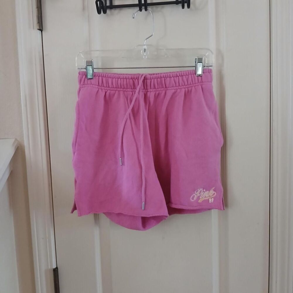 Y2K Style Victoria’s Secret PINK Bright Pink Lounge Shorts S Barbiecore Mcbling
